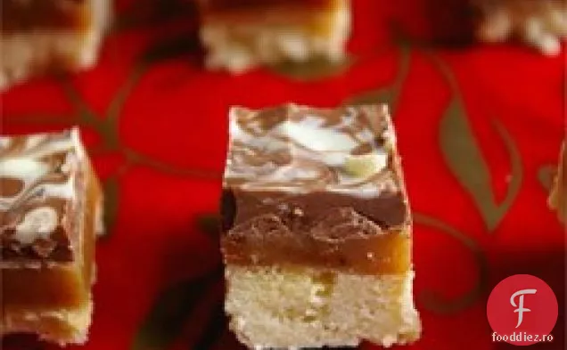 Caramel Shortbread Pătrate