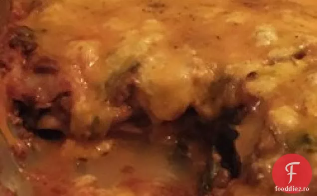 Spanac și lasagna de vită