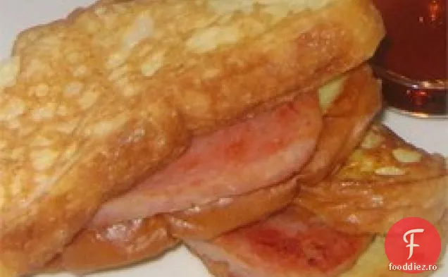 Pâine prăjită franceză și sandwich-uri Spam