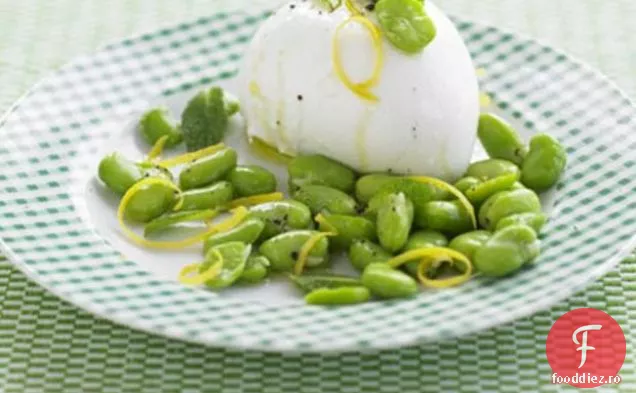 Fasole Cu Mozzarella, Lămâie Și Mentă