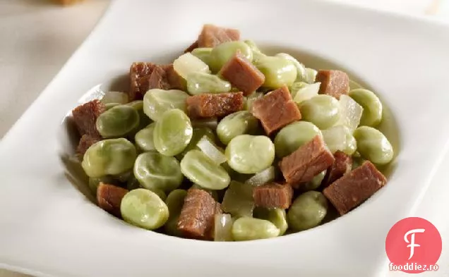 Fasole Fava cu șuncă