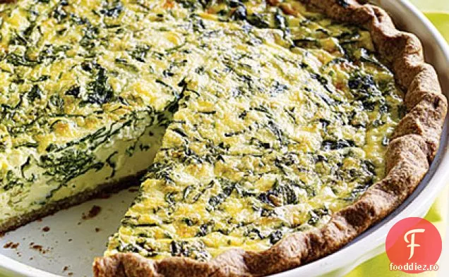 Quiche cu frunze de Fava și pătrunjel