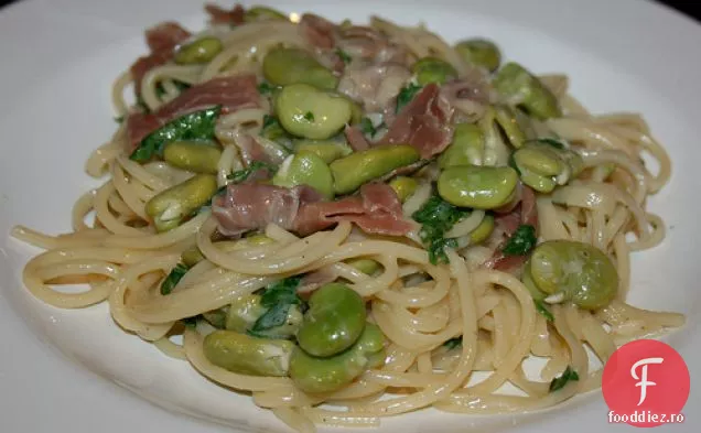 Fasole Largă Și Prosciutto Carbonara