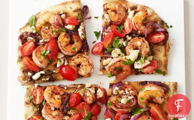 Pizza Cu Creveți La Grătar