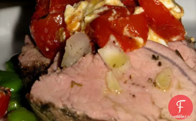 Filet de porc la grătar Diva Domestic cu fasole Fava și friptură