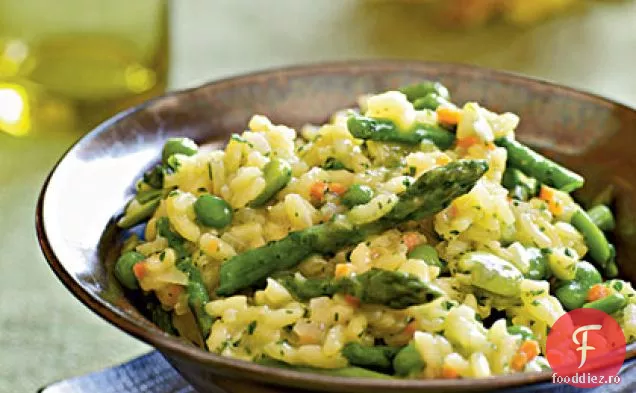 Risotto cu legume de primăvară