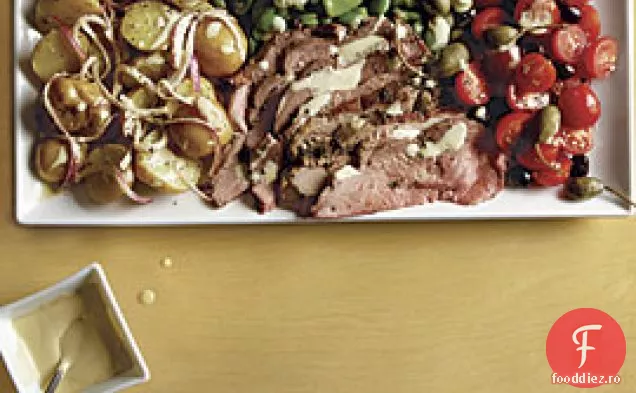 Salată Ni De Miel Cu Cartofi Și Fasole Fava