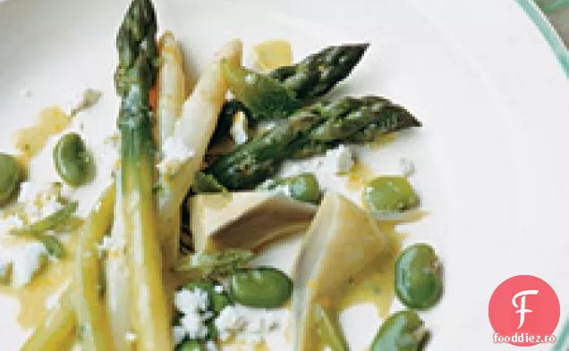 Salată De Sparanghel, Anghinare Și Fasole Fava