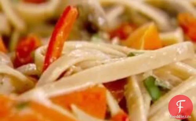Ardei gras linguine sote
