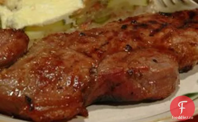 Fripturi de ochi cu coaste cu marinadă de soia și ghimbir