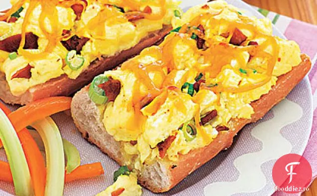 Omletă și brânză se topește