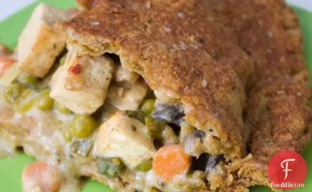 Plăcinta mea cu tofu cu legume Homestyle. Vegan