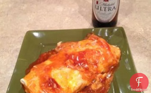 Spanac și enchiladas de pui