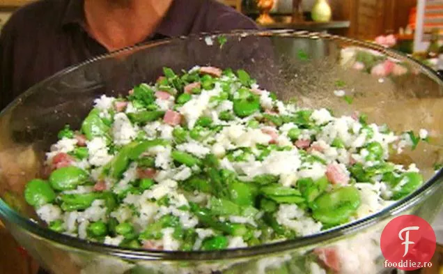 Salată de orez de legume de primăvară (Insalata di Riso)
