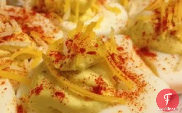 Parmezan-Oregano Ouă Deviled