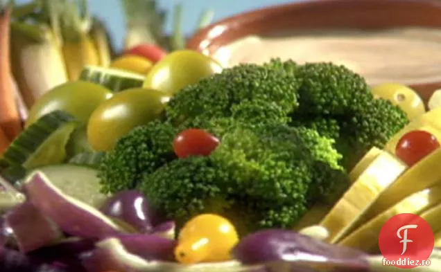 Coș de legume cu Smokey Ranch Dip