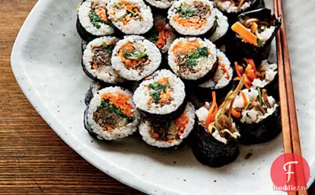 Rulouri de Sushi coreene cu nuc - Edamame Crumble