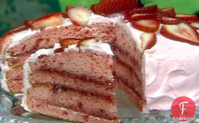 Tort De Cremă De Căpșuni
