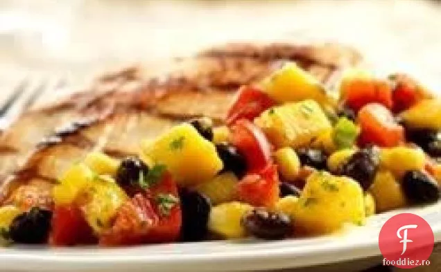 Salsa verde salată de porumb și fasole