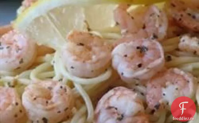 Creveți Lămâie Piper Linguini