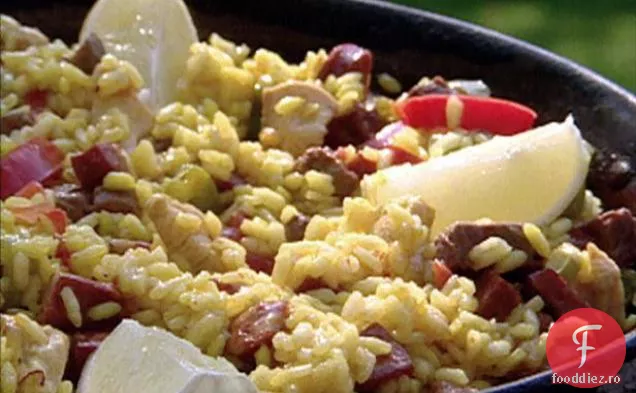 Paella spaniolă cu orez Carnaroli