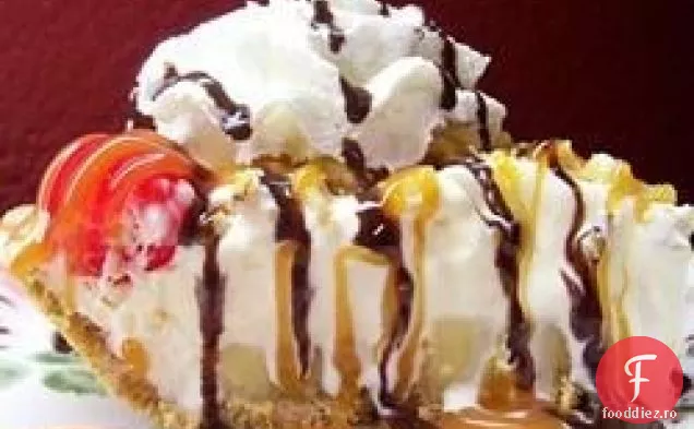 Banana Split Ice Cream Pie