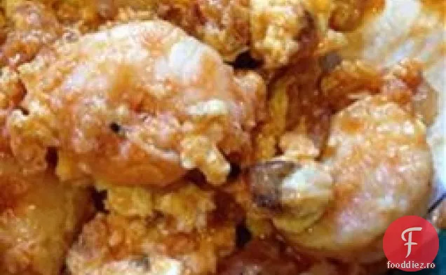 Omletă și creveți