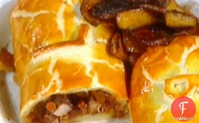 Strudel de vițel cu mere
