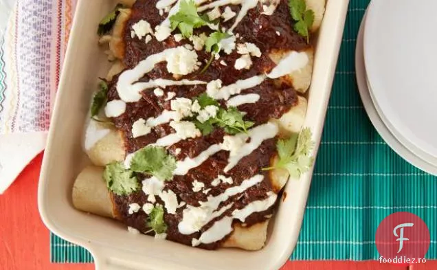 Cel Mai Simplu Vreodată ' Pui Mole Enchiladas