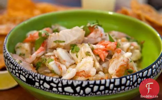 Creveți și Mahi Mahi Citrus Ceviche