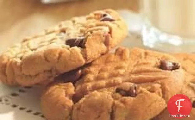 Cookie-Uri Cu Unt De Arahide Cu Ciocolată