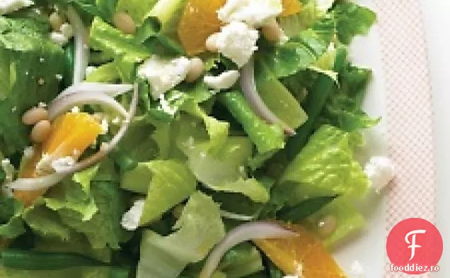 Salată Mediteraneană Cu Fasole Verde Și Feta