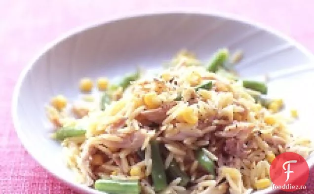 Orzo Cu Pui, Porumb Și Fasole Verde