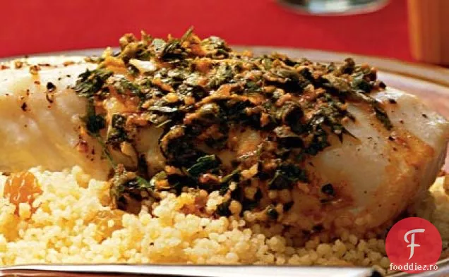 Halibut cu Charmoula