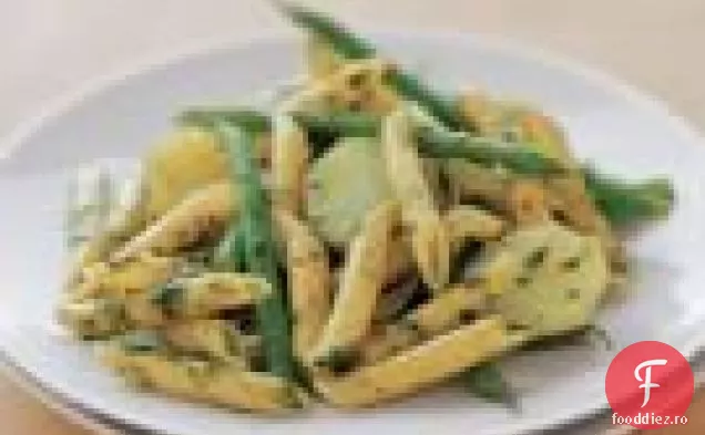 Penne Cu Pesto, Cartofi Și Fasole Verde