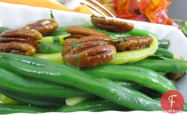 Vegan Ziua Recunostintei Fasole Verde & Nuci Pecan Glazurate