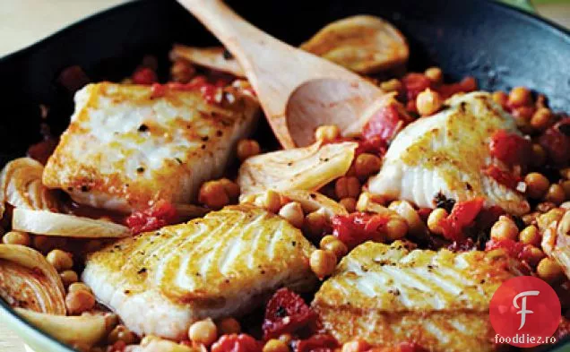 Halibut În Stil Grecesc