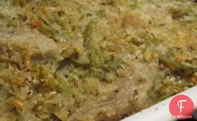 Caserola De Anghinare Cu Fasole Verde