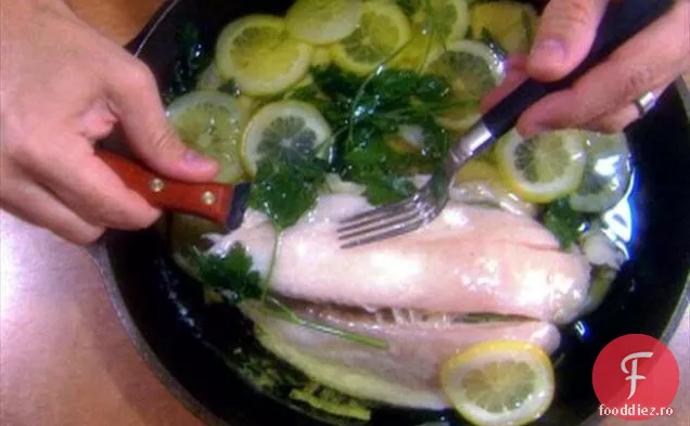 Flounder Fiert În Ulei