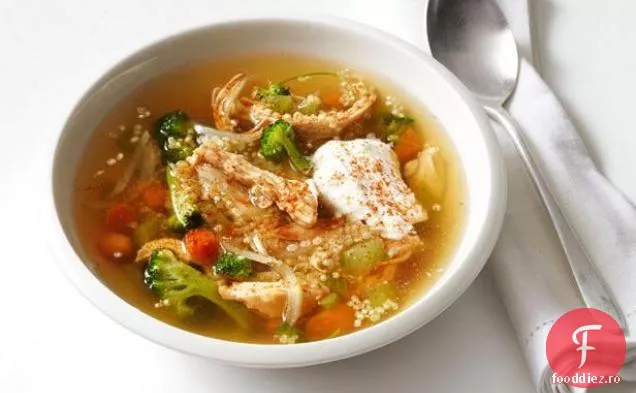 Supă de pui și Quinoa