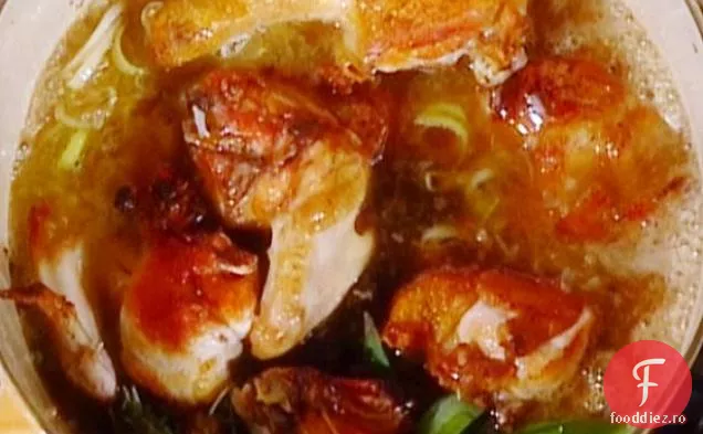 Pui cu prune: Pollo alle Prugne