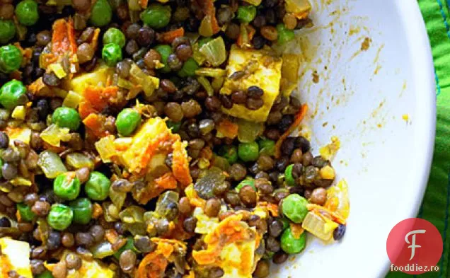 Linte curry cu Paneer