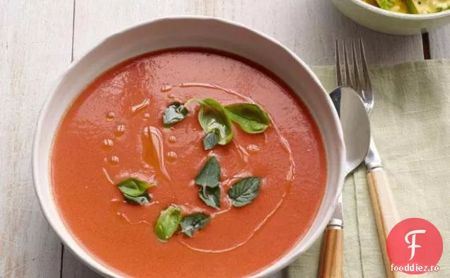Tomate și pepene verde Gazpacho