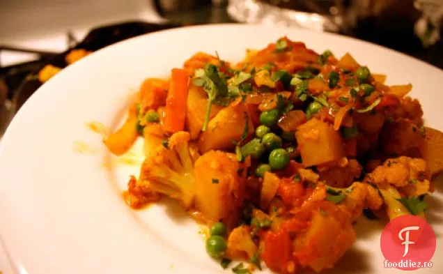Cina în seara asta: conopidă-Curry de cartofi (aloo Gobhi)