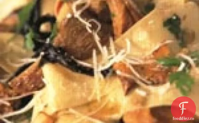 Pappardelle cu ciuperci sălbatice mixte