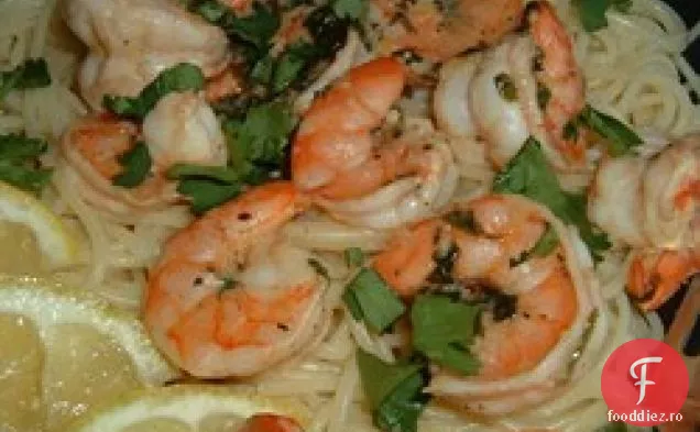Creveți de lămâie și Cilantro