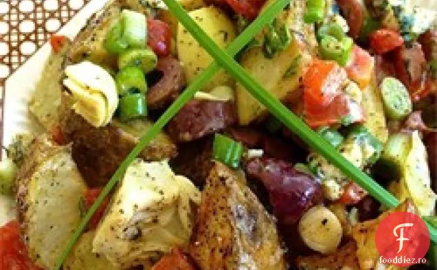 Salată de cartofi prăjiți cu pansament Balsamic