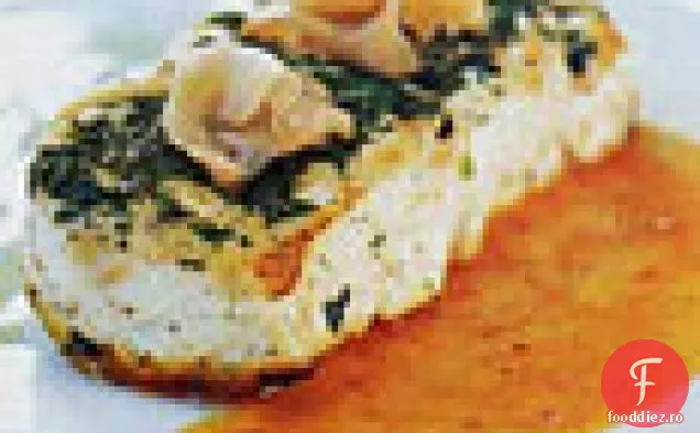 Halibut cu vinaigretă Sambal și cremă de Wasabi