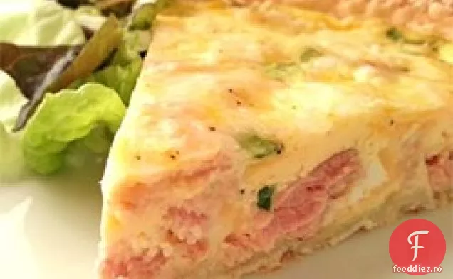 Becky mai sănătos șuncă și brânză Quiche
