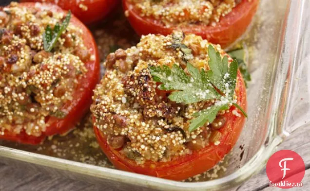 Roșii Umplute Cu Quinoa Și Linte